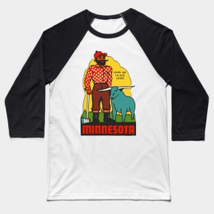 Vintage Minnesota Decal Baseball T-Shirt